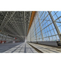 Estructura de acero prefabricada Espacio de almacenamiento Arch Roof Aircraft Construction Construction